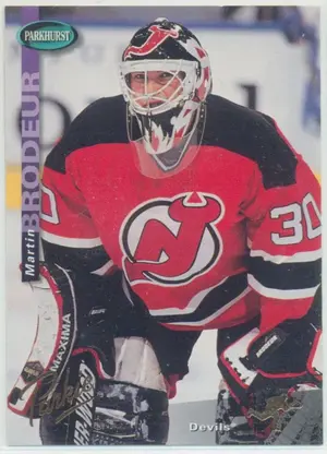 1994-95 PARKHURST - MARTIN BRODEUR #126 GOLD PARKIE
