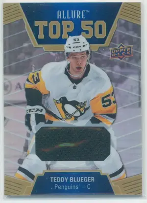 2019-20 ALLURE - TEDDY BLUEGER #T50-46 TOP 50 JERSEYS