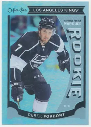 2015-16 UPPER DECK - DEREK FORBORT #U43 MARQUEE ROOKIE O-PEE-CHEE UPDATE RAINBOW FOIL