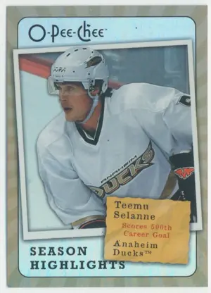 2007-08 O-PEE-CHEE - TEEMU SELANNE #SH11 SEASON HIGHLIGHTS⚠️