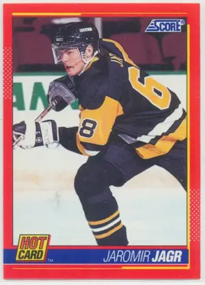 1991-92 SCORE - JAROMIR JAGR #8 HOT CARD