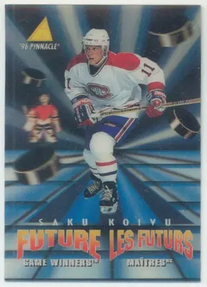 1995-96 PINNACLE McDONALD'S - SAKU KOIVU #McD-39 FUTURE GAME WINNERS⚠️