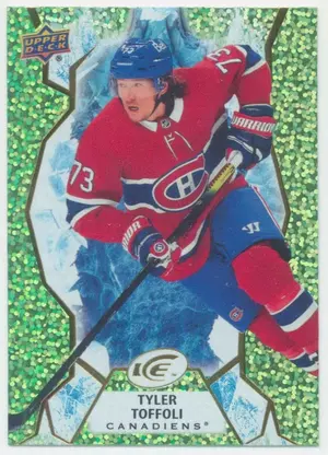 2021-22 UPPER DECK ICE - TYLER TOFFOLI #11 GREEN