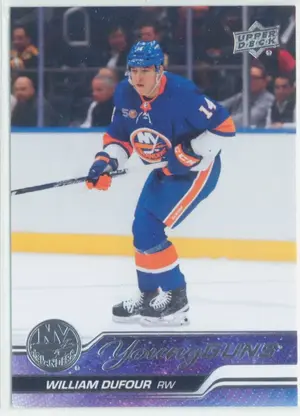 2023-24 UPPER DECK - WILLIAM DUFOUR #206 YOUNG GUNS