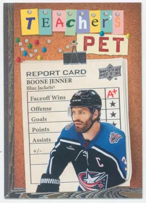 2023-24 UPPER DECK - BOONE JENNER #TP-13 TEACHER'S PET