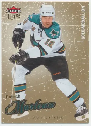 2008-09 FLEER ULTRA - PATRICK MARLEAU #187 GOLD MEDALLION