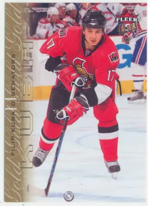 2009-10 FLEER ULTRA - FILIP KUBA #168 GOLD MEDALLION