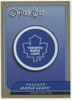 2008-09 O-PEE-CHEE - TORONTO MAPLE LEAFS #CL28 TEAM CHECKLIST