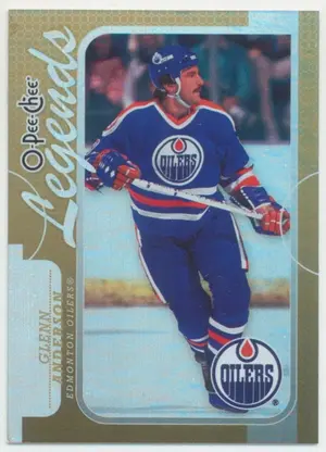 2008-09 O-PEE-CHEE - GLENN ANDERSON #585 LEGENDS RAINBOW FOIL