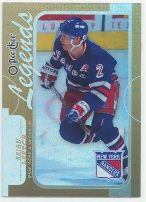 2008-09 O-PEE-CHEE - BRIAN LEETCH #576 LEGENDS RAINBOW FOIL