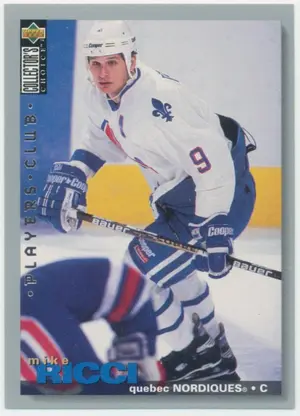 1995-96 COLLECTOR'S CHOICE - MIKE RICCI #282 PLAYERS CLUB