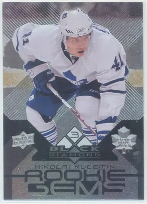 2008-09 BLACK DIAMOND - NIKOLAI KULEMIN #166 ROOKIE GEMS