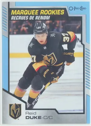 2020-21 O-PEE-CHEE - REID DUKE #621 MARQUEE ROOKIES BLUE