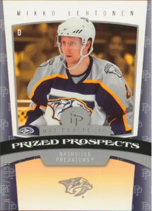 2006-07 HOT PROSPECTS - MIKKO LEHTONEN #166 PRIZED PROSPECTS 264/1999