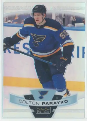 2019-20 O-PEE-CHEE PLATINUM - COLTON PARAYKO #73 RAINBOW