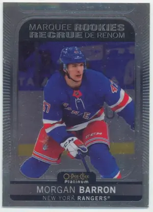 2021-22 O-PEE-CHEE PLATINUM - MORGAN BARRON #231 MARQUEE ROOKIES