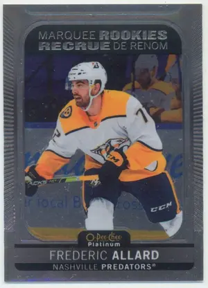 2021-22 O-PEE-CHEE PLATINUM - FREDERIC ALLARD #253 MARQUEE ROOKIES
