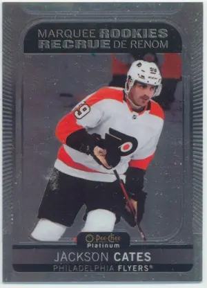 2021-22 O-PEE-CHEE PLATINUM - JACKSON CATES #257 MARQUEE ROOKIES