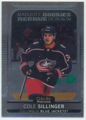2021-22 O-PEE-CHEE PLATINUM - COLE SILLINGER #285 MARQUEE ROOKIES