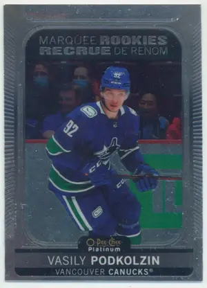 2021-22 O-PEE-CHEE PLATINUM - VASILY PODKOLZIN #297 MARQUEE ROOKIES