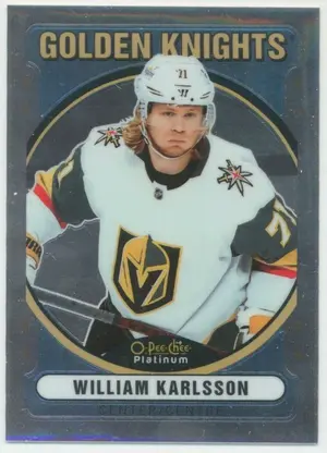 2021-22 O-PEE-CHEE PLATINUM - WILLIAM KARLSSON #R-38 RETRO