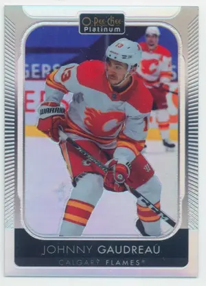 2021-22 O-PEE-CHEE PLATINUM - JOHNNY GAUDREAU #37 RAINBOW