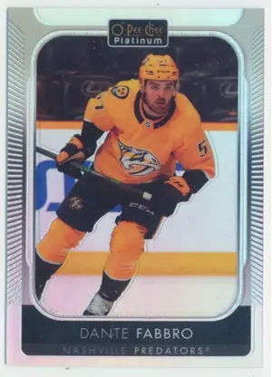 2021-22 O-PEE-CHEE PLATINUM - DANTE FABBRO #104 RAINBOW