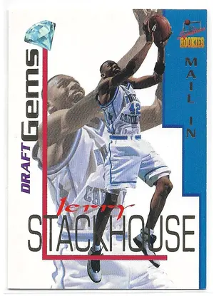 1995 Signature Rookies Draft Day Promo #4 Jerry Stackhouse