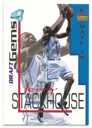 1995 Signature Rookies Draft Day Promo #4 Jerry Stackhouse