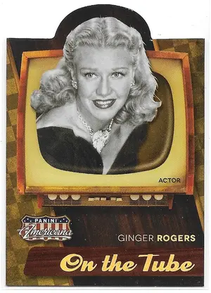 2015 Panini Americana On The Tube Vintage Gold #3 Ginger Rogers