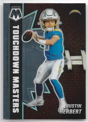 2021 Mosaic Touchdown Masters #TM-16 Justin Herbert