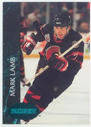 1992-93 PARKHURST - MARK LAMB #116 EMERALD ICE