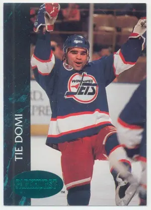 1992-93 PARKHURST - TIE DOMI #434 EMERALD ICE