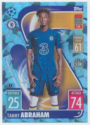 2021-22 Topps Match Attax UCL - Tammy Abraham #80 Crystal Parallel