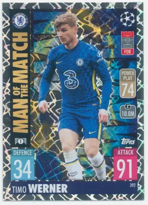 2021-22 Topps Match Attax UCL - Timo Werner #392 Man of the Match