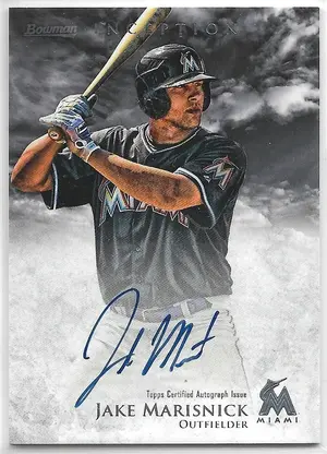 2013 Bowman Inception Prospect Autographs #PA-JM Jake Marisnick