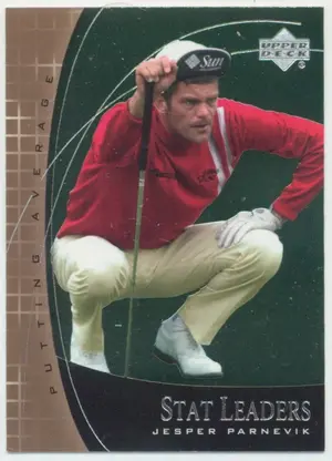 2001 Upper Deck - Jesper Parnevik #SL9 Stat Leaders
