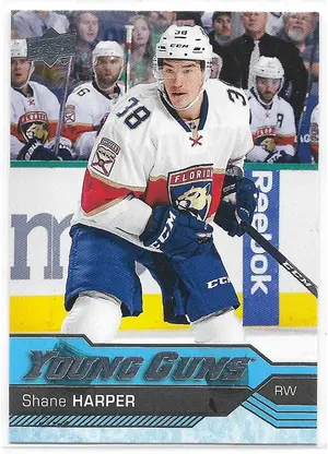 2016-17 Upper Deck #494 Shane Harper RC (Young Guns)