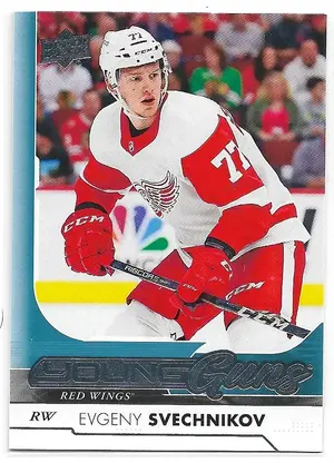 2017-18 Upper Deck #224 Evgeny Svechnikov RC (Young Guns)