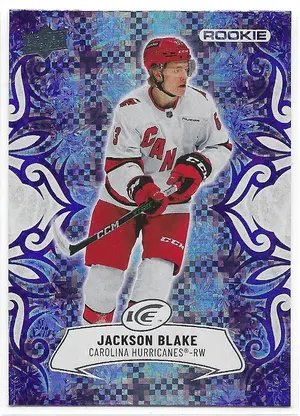 2024-25 Ice Purple #147 Jackson Blake RC