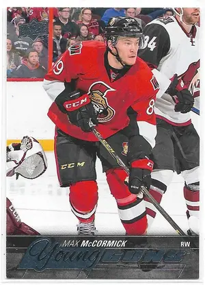 2015-16 Upper Deck #476 Max McCormick RC (Young Guns)