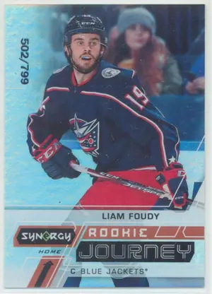 2020-21 SYNERGY - LIAM FOUDY #RJ-LF ROOKIE JOURNEY HOME VARIATION 502/799