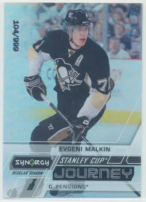2020-21 SYNERGY - EVGENI MALKIN #CJ-EM STANLEY CUP JOURNEY REGULAR SEASON VARIATION 104/999