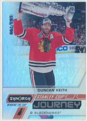 2020-21 SYNERGY - DUNCAN KEITH #CJ-DK STANLEY CUP JOURNEY WINNING THE CUP VARIATION 183/799