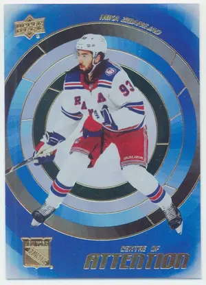 2022-23 UPPER DECK - MIKA ZIBANEJAD #CA-6 CENTRE OF ATTENTION GOLD