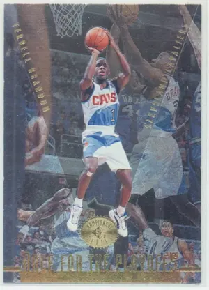 1995-96 SP Championship Series - Terrell Brandon #122 Race for the Playoffs