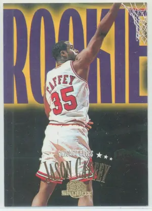 1995-96 Skybox Premium - Jason Caffey #222 Rookie