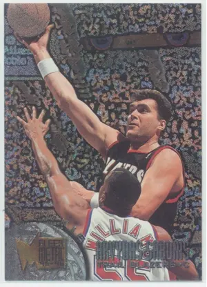 1995-96 Fleer Metal - Arvydas Sabonis #184 Rookie