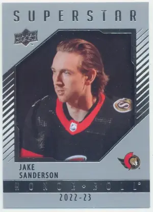 2022-23 UPPER DECK - JAKE SANDERSON #HR78 HONOR ROLL