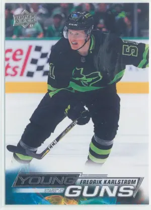 2022-23 UPPER DECK - FREDRIK KARLSTROM #229 YOUNG GUNS